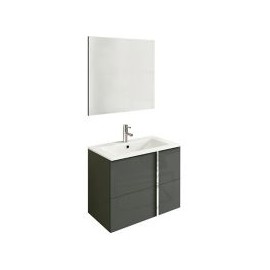 Mueble de baño Onix con espejo gris