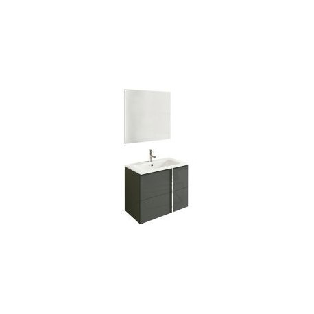 Mueble de baño Onix con espejo gris