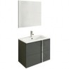 Mueble de baño Onix con espejo gris