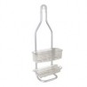 Organizador para baño Zia de aluminio 12 x 24 x 57 cm