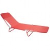 Camastro plegable rojo