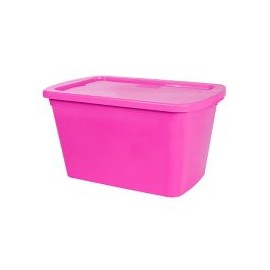 Caja organizadora 15 lts eco line fucsia