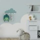 Percha nube celeste