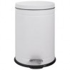 Basurero con pedal blanco 20 L